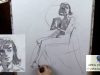 20 minute life drawing sketch timelapsed
