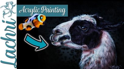 Acrylic Painting tips Why I painted a Llama Lachri