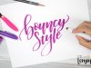 BOUNCY LETTERING An Easy Tutorial on How To do Bouncy Calligraphy Style