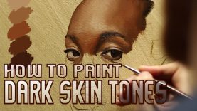COLOR THEORY How to Paint Dark Skin Tones Oil Painting Tutorial with Demonstration