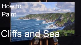 How to Paint Cliffs and Sea