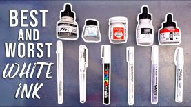 Testing Out Every White Ink THE ULTIMATE WHITE INK SHOWDOWN