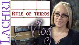 Artist vlog the rule of thirds art tips w Lachri