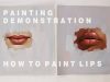 OIL PAINTING DEMONSTRATION 2 How To Paint Lips