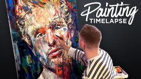 Time Lapse Expressive Oil Painting Male Portrait Studio Sneak Peek 31 Paul Richmond Studio