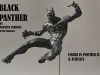 Black Panther speed modeling figure in polymer clay