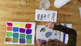 How To Mix Gouache Triad Color Harmony with Maura Bendett