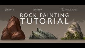 Rock Painting Tutorial Digital Painting Basics Concept Art