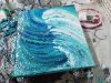 58 Acrylic pouring crashing wave tutorial ocean pour metallics fluid art acrylic painting
