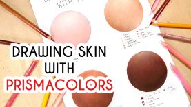 DRAWING SKIN WITH PRISMACOLORS Coloured Pencil Drawing Tutorial Episode 5