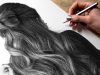 Drawing Photorealistic Hair With Graphite Missy Sue