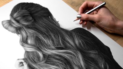Drawing Photorealistic Hair With Graphite Missy Sue