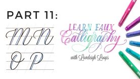 Modern Calligraphy // Easy Tutorial 