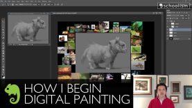 How I Begin Digital Painting