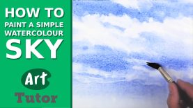 How to Paint a Simple Watercolour Sky