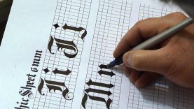 How to Write quotM amp mquot in Gothic style