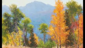 Preview Plein Air Painting Workshop in Pastel Mountainscape with Aaron Schuerr