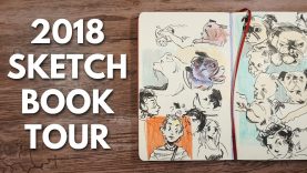 Sketchbook Tour 2018 My Messy Moleskine