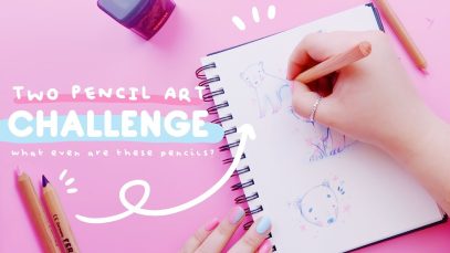 TWO PENCIL ART CHALLENGE Is this the worlds best colour combo