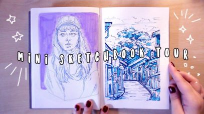 Mini Sketchbook Tour January 3918 sketchbook 8