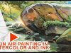 Plein Air Watercolor and Ink Painting Tutorial