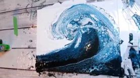 54 BEST OCEAN WAVE Acrylic Pour EVER
