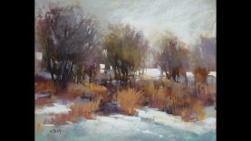 Painting a Winter Landscape in Pastel