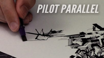 Can you Draw with a Calligraphy Pen ✍ Pilot Parallel Unboxing