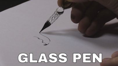 glass dip pen drawing grinding m