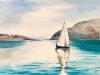 EASY Watercolor Sailboat Painting