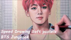 Speed Drawing Soft Pastels BTS Jungkook방탄소년단 정국