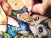 Alice In Wonderland Prismacolor Drawing by Bryan Collins