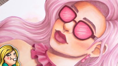 Has My Channel Changed NATIONAL PINK DAY Copic Marker Illustration