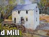how to paint landscapes in watercolor old mill paint along class