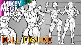 DRAWING FULL BODY PROPORTIONS FOR WOMEN IN ANIME MANGA