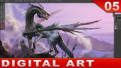 Dragon Digital Art Painting Tutorial Animal Anatomy