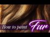 How To Paint LONG FUR with Oil Paint or Acrylic Paint Fur Tutorial
