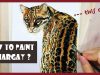 How to Paint Margay using Watercolor Realistic Animal Painting Tutorial Windy Shih