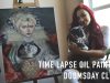 Oil Painting Time Lapse Surreal Dark Art Portrait