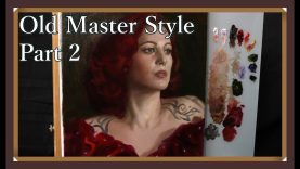 Portrait Painting Tutorial Keeping it Classical part 2 Real Time