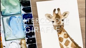 Watercolour Giraffe Tutorial