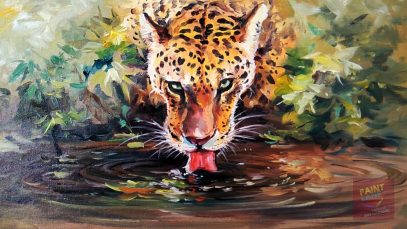 Wild Animal Oil Painting On Canvas Paintlane