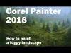 How to paint a foggy landscape Corel Painter 2018Davey Baker