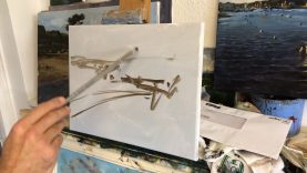 Landscape Painting Demonstration in Oils Full length