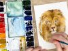 Watercolour Lion Tutorial
