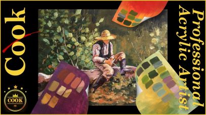 Insanely Easy Magical Color Mixing Tips For Landscapes with Acrylic Paint