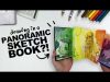 A NEVER ENDING SKETCHBOOK Mystery Art Supplies Paletteful Packs Unboxing Accordion SketchbooK