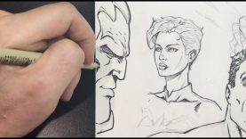 How to Draw Comics Inking with Felt Tip Pens