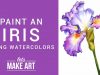 Iris Watercolor Paint Tutorial
