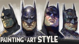 Painting amp Art Style with Batman